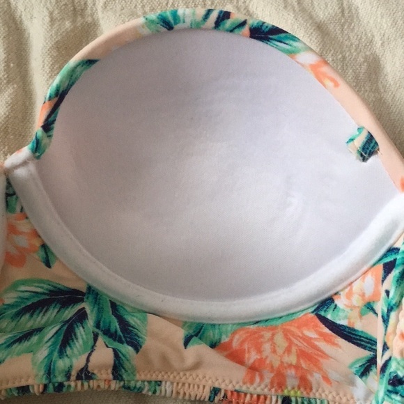 Tori Praver Seafoam Swim Bikini Top Small - Picture 3 of 5